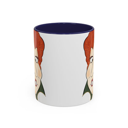 Illustrated Winifred Sanderson-Inspired Coffee or Tea Mug (11, 15oz) - Mug | A quirky, joy-filled design from Have Fun Spread Joy.