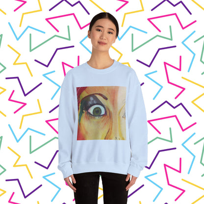 All Through the Sweatshirt | Unisex Heavy Blend™ Crewneck Sweatshirt - Sweatshirt | A quirky, joy-filled design from Have Fun Spread Joy.