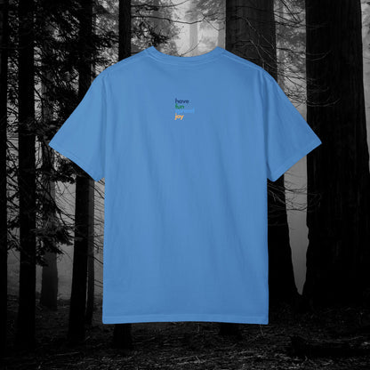 If You Haunt It, Flaunt It Illustrated Tee | Unisex Garment-Dyed T-shirt - T-Shirt | A quirky, joy-filled design from Have Fun Spread Joy.
