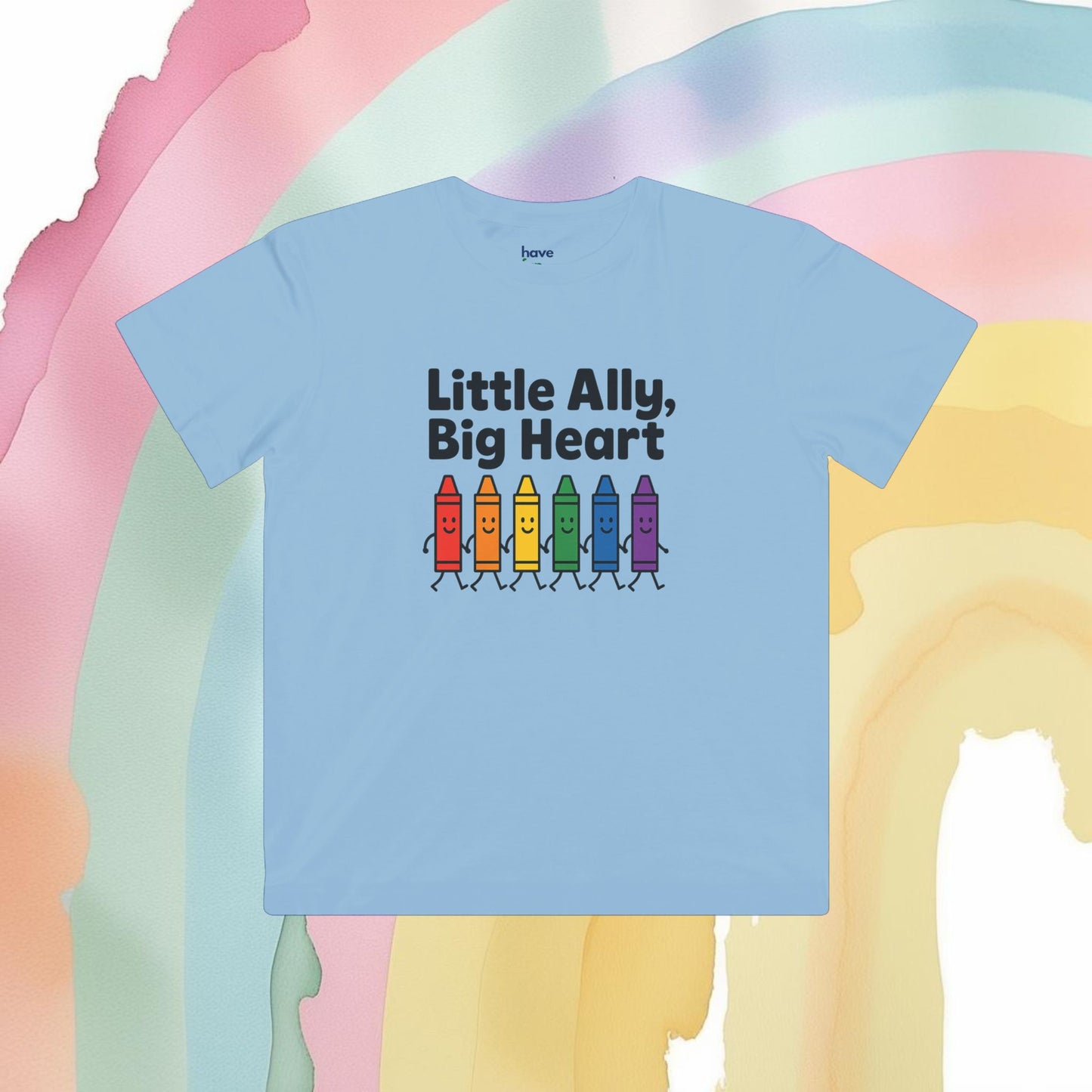 Little Allies, Big Heart – Kids Fine Jersey Tee - Kids clothes | A quirky, joy-filled design from Have Fun Spread Joy.