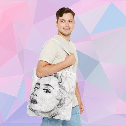 Living in a Material Tote | Tote Bag - Bags | A quirky, joy-filled design from Have Fun Spread Joy.