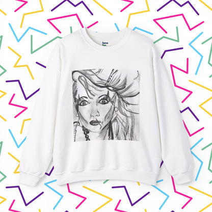 Girls Just Want to Have Cyndi | Unisex Heavy Blend™ Crewneck Sweatshirt - Sweatshirt | A quirky, joy-filled design from Have Fun Spread Joy.
