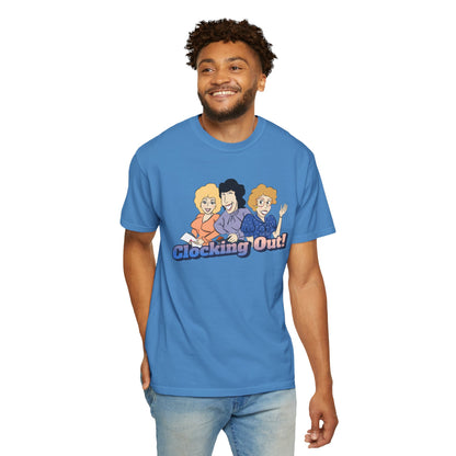 Working 9 to Fabulous | Unisex Garment-Dyed T-shirt - T-Shirt | A quirky, joy-filled design from Have Fun Spread Joy.