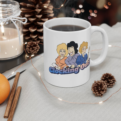 Working 9 to Fabulous Illustrated Coffee or Tea Mug 11oz - Mug | A quirky, joy-filled design from Have Fun Spread Joy.