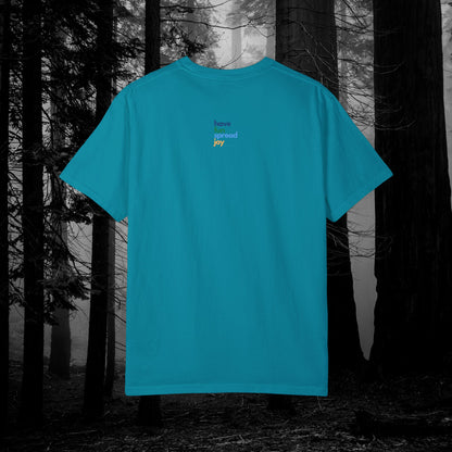 If You Haunt It, Flaunt It Illustrated Tee | Unisex Garment-Dyed T-shirt - T-Shirt | A quirky, joy-filled design from Have Fun Spread Joy.