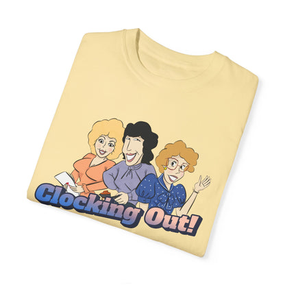 Working 9 to Fabulous | Unisex Garment-Dyed T-shirt - T-Shirt | A quirky, joy-filled design from Have Fun Spread Joy.
