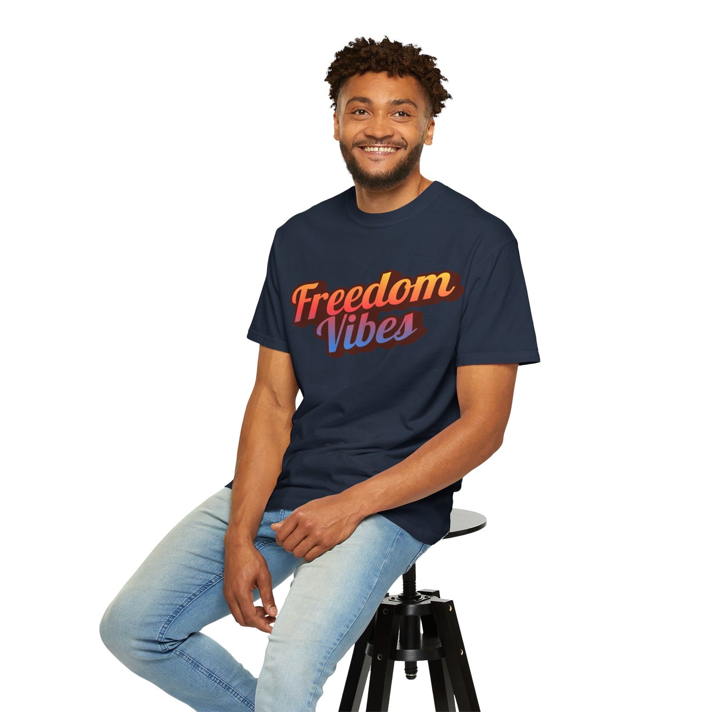 Freedom Vibes | Unisex Garment-Dyed T-shirt