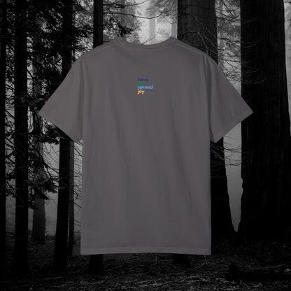 If You Haunt It, Flaunt It Illustrated Tee | Unisex Garment-Dyed T-shirt - T-Shirt | A quirky, joy-filled design from Have Fun Spread Joy.