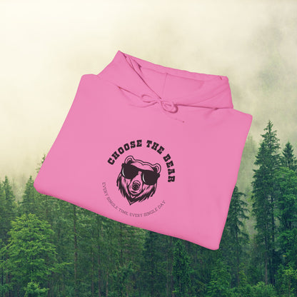Choose the Bear | Unisex Heavy Blend™ Hooded Sweatshirt - Hoodie | A quirky, joy-filled design from Have Fun Spread Joy.