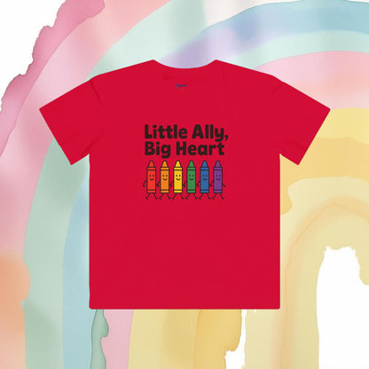 Little Allies, Big Heart – Kids Fine Jersey Tee - Kids clothes | A quirky, joy-filled design from Have Fun Spread Joy.