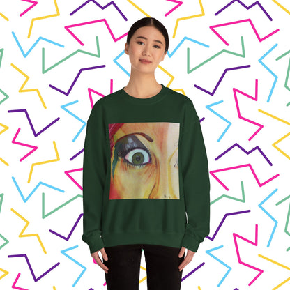 All Through the Sweatshirt | Unisex Heavy Blend™ Crewneck Sweatshirt - Sweatshirt | A quirky, joy-filled design from Have Fun Spread Joy.