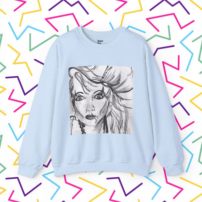 Girls Just Want to Have Cyndi | Unisex Heavy Blend™ Crewneck Sweatshirt - Sweatshirt | A quirky, joy-filled design from Have Fun Spread Joy.