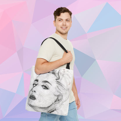 Living in a Material Tote | Tote Bag - Bags | A quirky, joy-filled design from Have Fun Spread Joy.