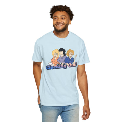 Working 9 to Fabulous | Unisex Garment-Dyed T-shirt - T-Shirt | A quirky, joy-filled design from Have Fun Spread Joy.