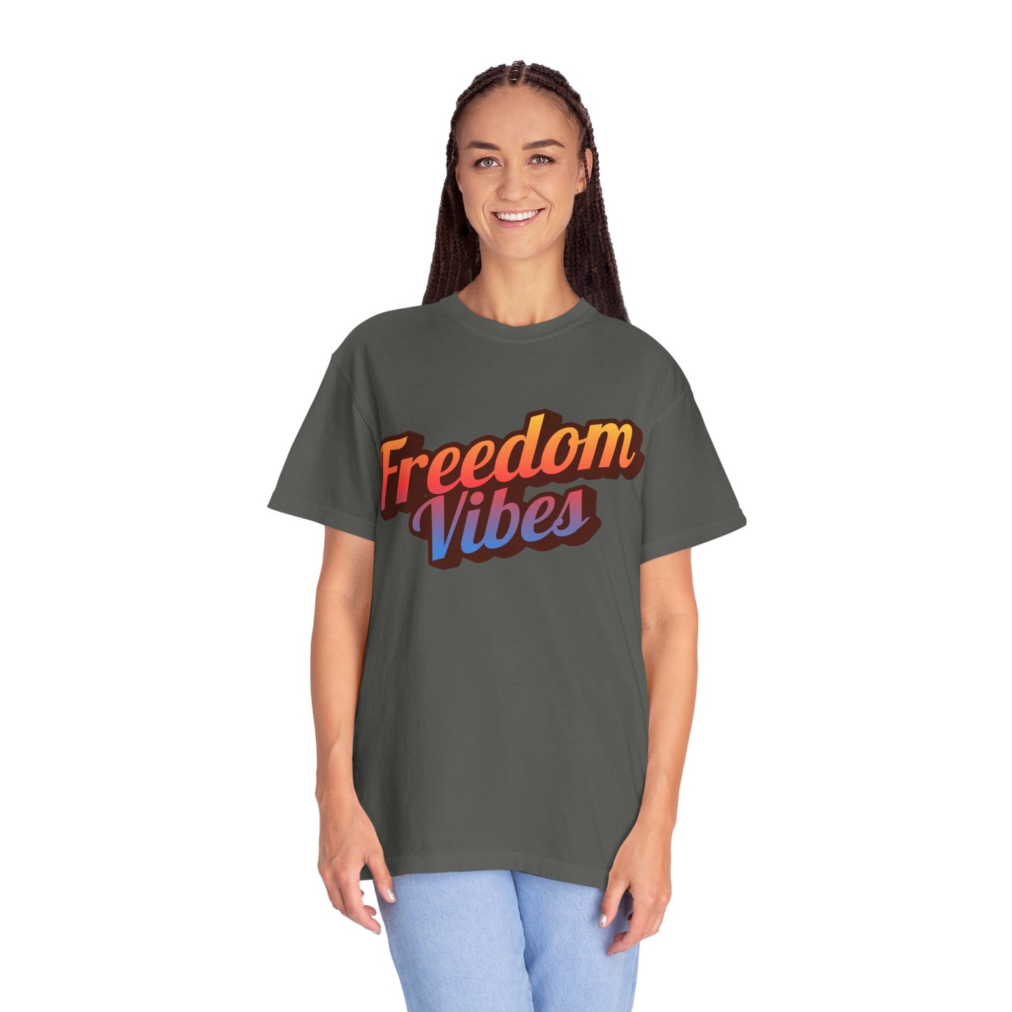 Freedom Vibes | Unisex Garment-Dyed T-shirt