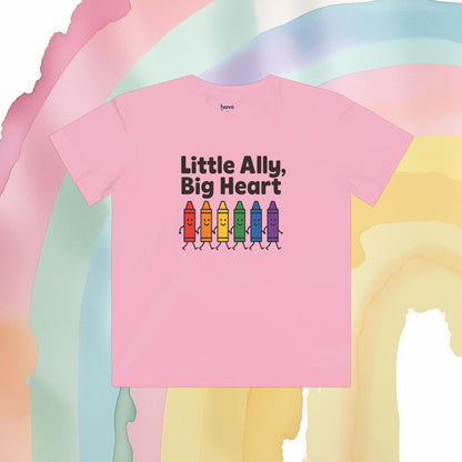 Little Allies, Big Heart – Kids Fine Jersey Tee - Kids clothes | A quirky, joy-filled design from Have Fun Spread Joy.