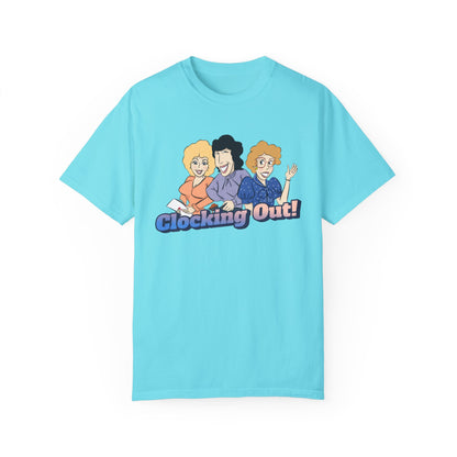 Working 9 to Fabulous | Unisex Garment-Dyed T-shirt - T-Shirt | A quirky, joy-filled design from Have Fun Spread Joy.