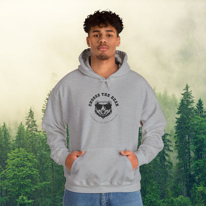 Choose the Bear | Unisex Heavy Blend™ Hooded Sweatshirt - Hoodie | A quirky, joy-filled design from Have Fun Spread Joy.