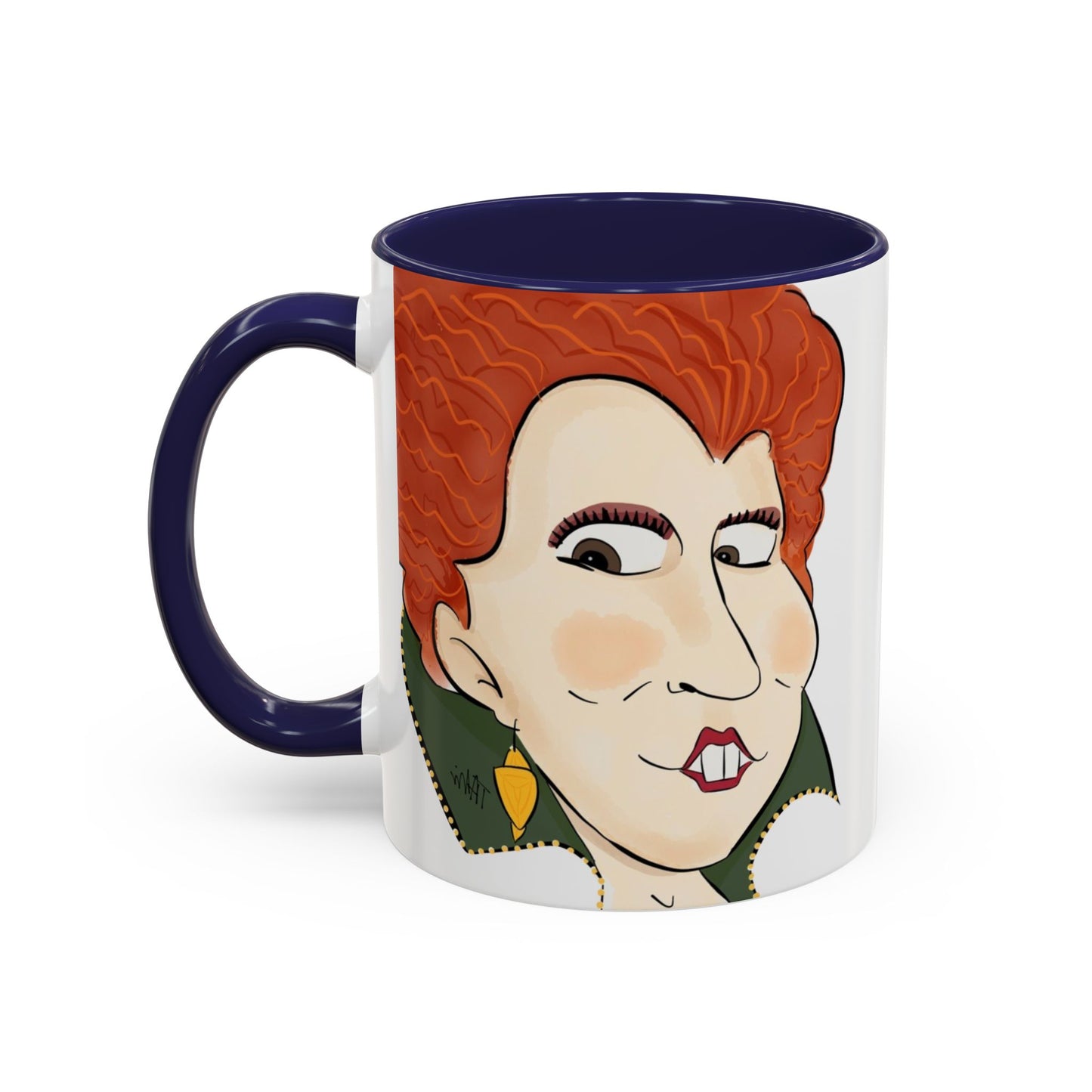 Illustrated Winifred Sanderson-Inspired Coffee or Tea Mug (11, 15oz)