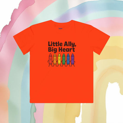 Little Allies, Big Heart – Kids Fine Jersey Tee - Kids clothes | A quirky, joy-filled design from Have Fun Spread Joy.