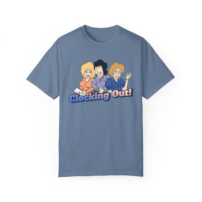Working 9 to Fabulous | Unisex Garment-Dyed T-shirt - T-Shirt | A quirky, joy-filled design from Have Fun Spread Joy.