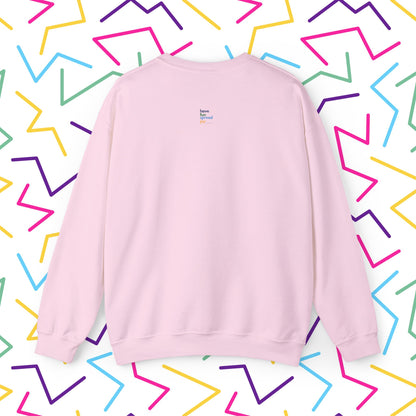 All Through the Sweatshirt | Unisex Heavy Blend™ Crewneck Sweatshirt - Sweatshirt | A quirky, joy-filled design from Have Fun Spread Joy.