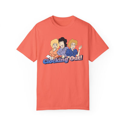 Working 9 to Fabulous | Unisex Garment-Dyed T-shirt - T-Shirt | A quirky, joy-filled design from Have Fun Spread Joy.